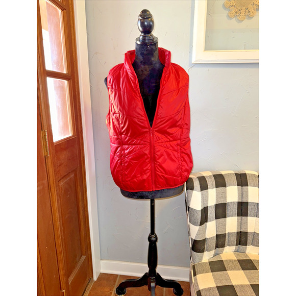 Flirtitude Active Red Puffy Vest XL - Picture 5 of 8